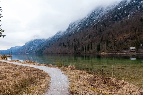 Konigsee lake, Berchtesgaden, Německo — Stock fotografie