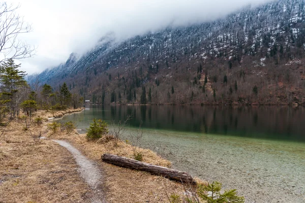 Lago Konigsee, Berchtesgaden, Germania — Foto Stock