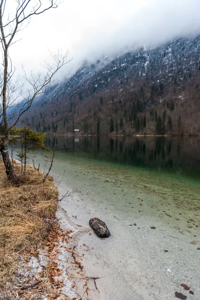 Konigsee lake, Berchtesgaden, Duitsland — Stockfoto