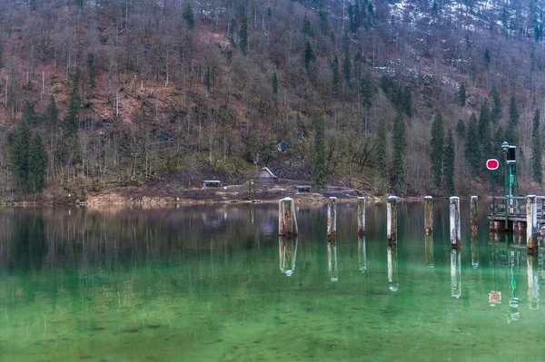 Konigsee 호수, Berchtesgaden, 독일 — 스톡 사진