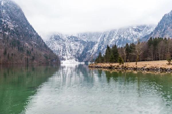 Lago Konigsee, Berchtesgaden, Alemania — Foto de Stock