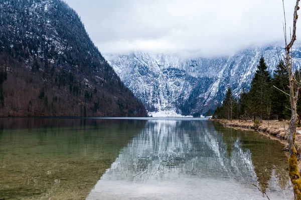 Konigsee Gölü, Berchtesgaden, Almanya Stok Resim