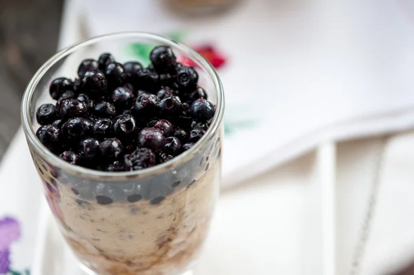 Chia seeds pudding — Stock Photo, Image