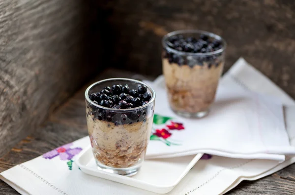 Chia seeds pudding — Stock Photo, Image