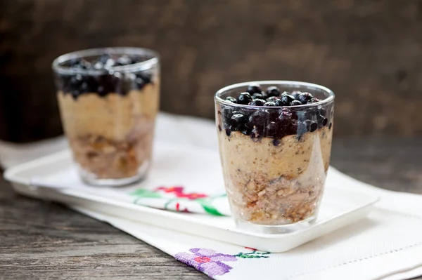 Chia seeds pudding — Stock Photo, Image