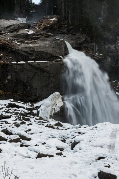 Blick auf den Krimmler Wasserfall — Stockfoto