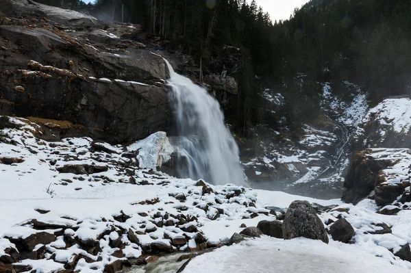 Blick auf den Krimmler Wasserfall — Stockfoto