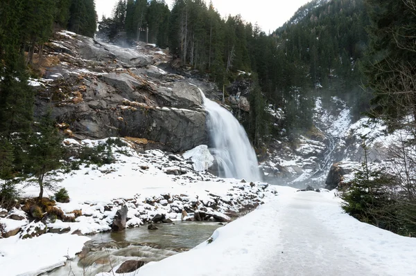 Vista da cachoeira Krimml — Fotografia de Stock