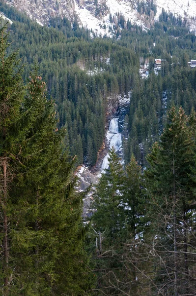 Vista da cachoeira Krimml — Fotografia de Stock