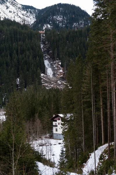 Visa krimml vattenfall — Stockfoto