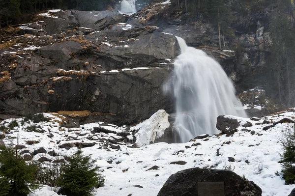 Blick auf den Krimmler Wasserfall — Stockfoto