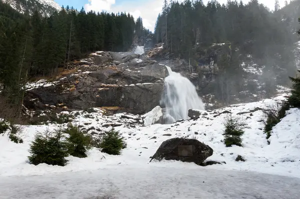 Veduta della cascata Krimml — Foto Stock