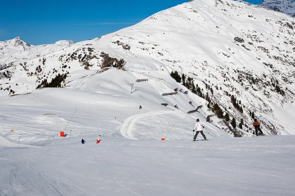 Mayrhofen，奥地利滑雪场 — 图库照片