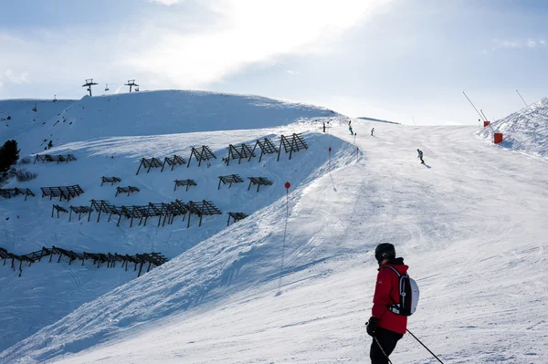 Ski area in Mayrhofen, Austria — Stock Photo, Image