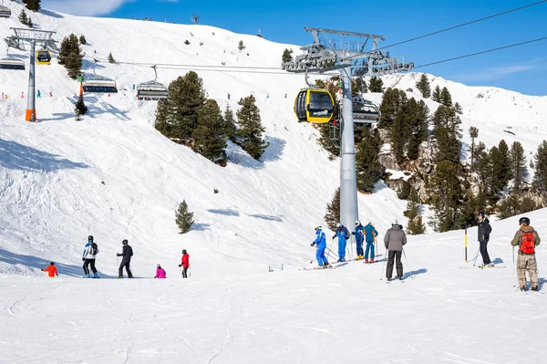 Skidområdet i Mayrhofen, Österrike — Stockfoto