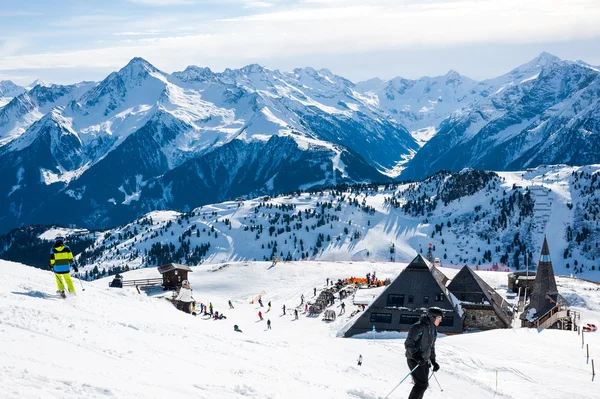 Área de esqui em Mayrhofen, Áustria — Fotografia de Stock