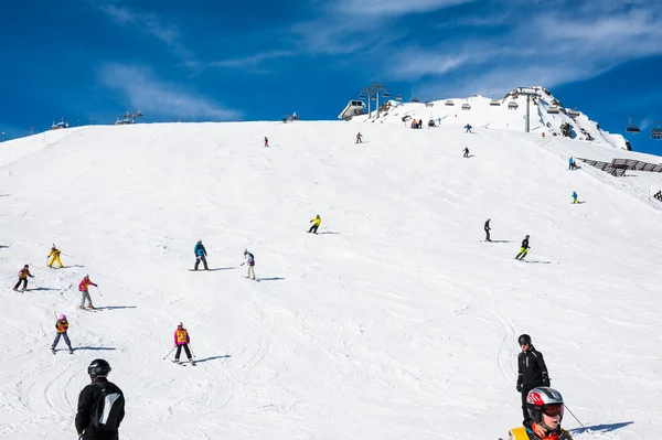 Ski area in Mayrhofen, Austria — Stock Photo, Image