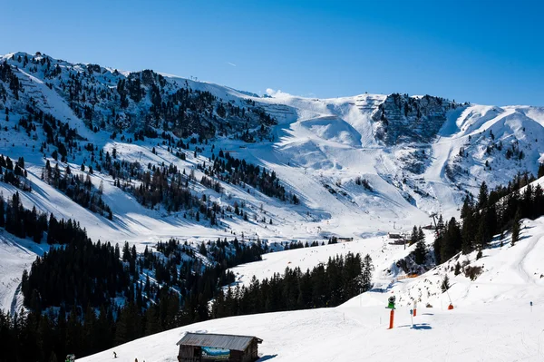 Mayrhofen，奥地利滑雪场 — 图库照片