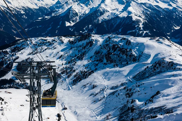 Área de esquí en Mayrhofen, Austria — Foto de Stock