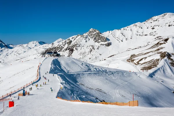 Mayrhofen，奥地利滑雪场 — 图库照片