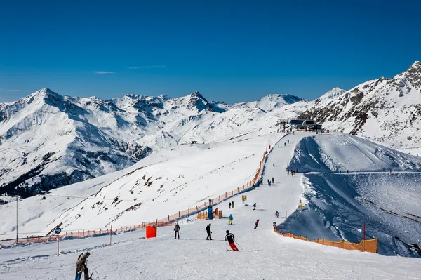 Ski area in Mayrhofen, Austria — Stock Photo, Image