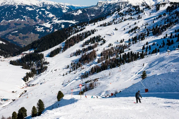 Área de esquí en Mayrhofen, Austria — Foto de Stock