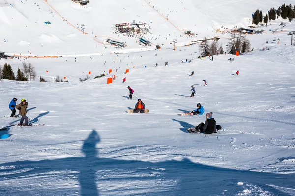 Ski area in Mayrhofen, Austria — Stock Photo, Image