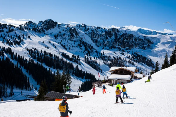 Kayak alanı Mayrhofen, Avusturya Stok Fotoğraf