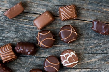 farklı çikolata şekerleme