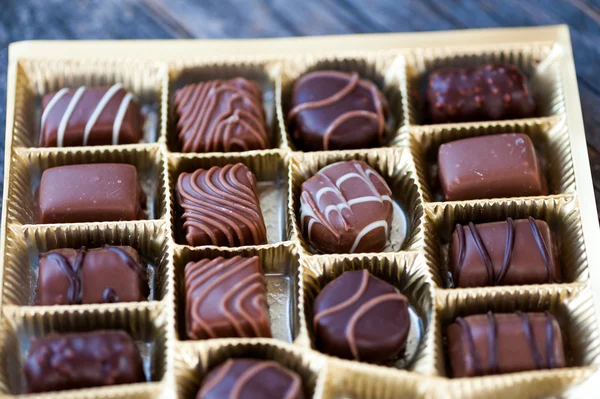 Different chocolate candies — Stock Photo, Image