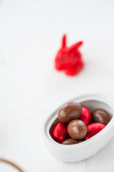 Chocolade paaseieren — Stockfoto