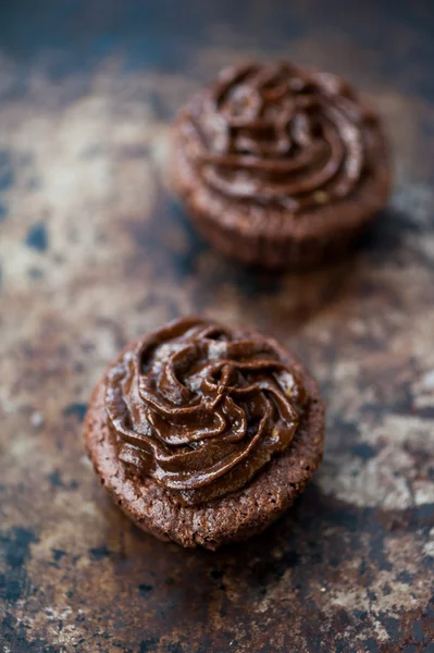 Homemade chocolate cupcake — Stock Photo, Image