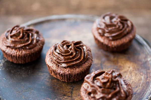 Homemade chocolate cupcake — Stock Photo, Image