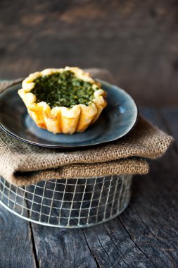 Mini ıspanak tart
