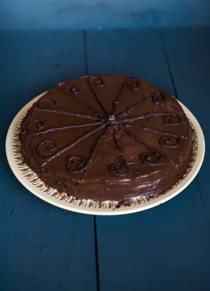 Gâteau au chocolat fait maison — Photo