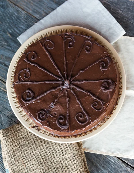 Σπιτικό κέικ σοκολάτας — Φωτογραφία Αρχείου