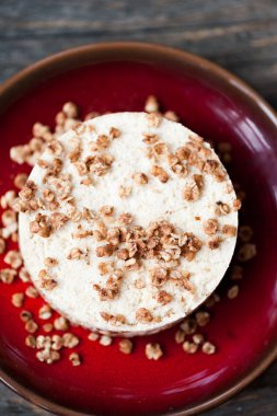 Çiğ vegan peynir pasta