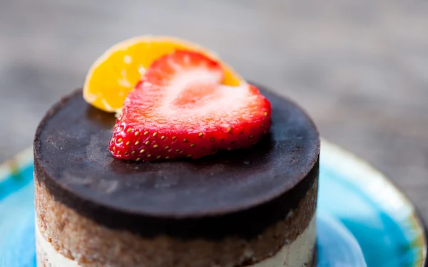 Torta vegana cruda — Foto de Stock