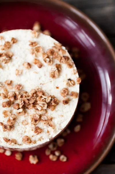 Veganer Käsekuchen — Stockfoto