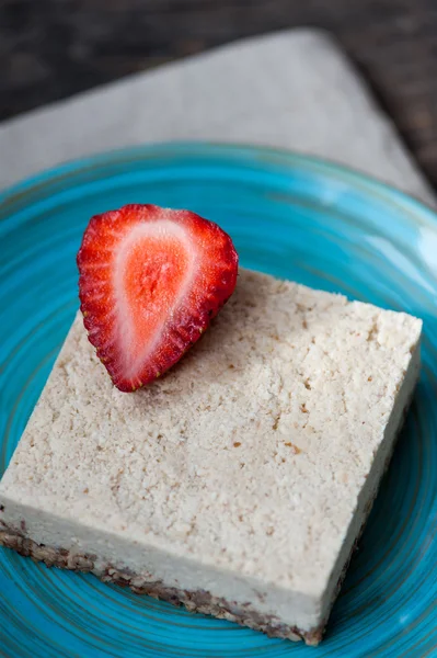 Rå vegetabilsk ostekake – stockfoto