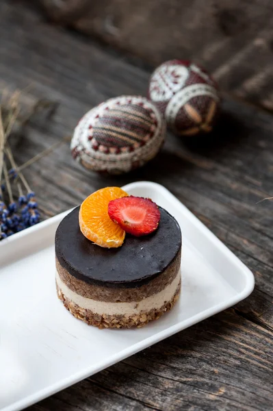 Torta vegana cruda — Foto de Stock