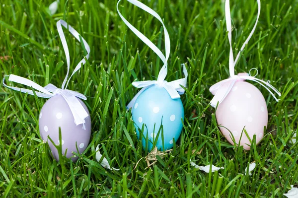 Uova di Pasqua variopinte — Foto Stock