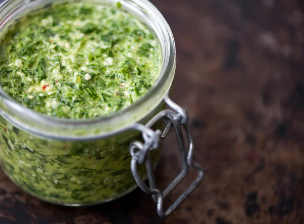 Rumah dibuat pesto — Stok Foto