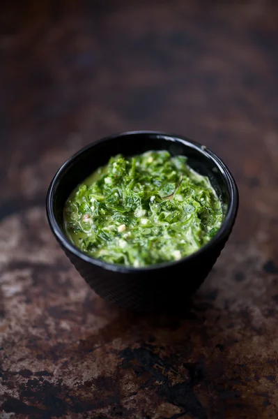 Pesto caseiro — Fotografia de Stock