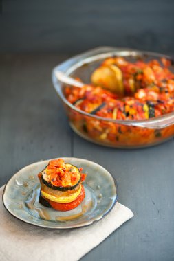 Küçük tabak zekâ ratatouile