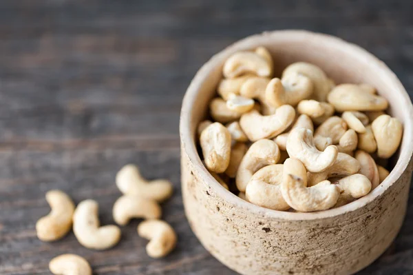 Roasted cashew nuts — Stock Photo, Image