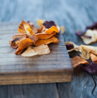 Kurutulmuş sebze baharat için kullanılan küçük bir yığın