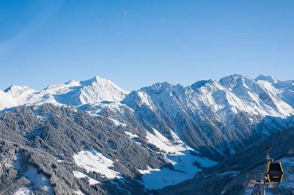 Zillertal dans les Alpes autrichiennes — Photo