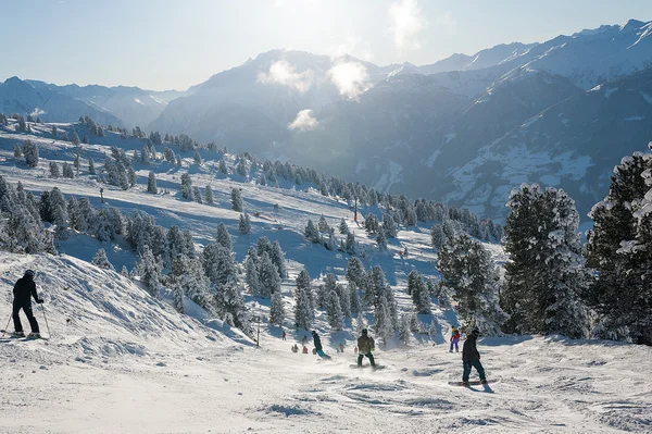 Zillertal em Alpes Austríacos — Fotografia de Stock