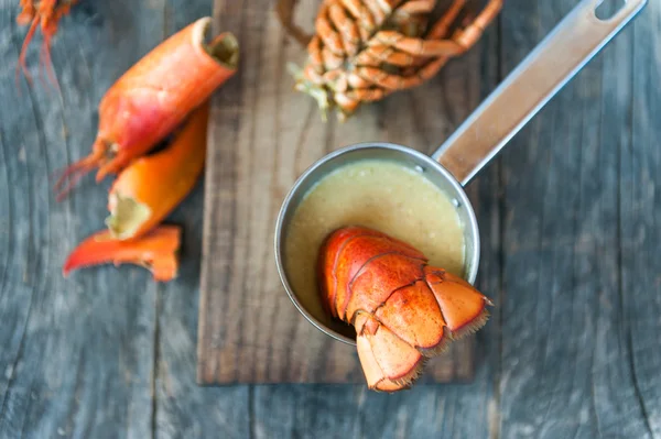 Lobster soup — Stock Photo, Image